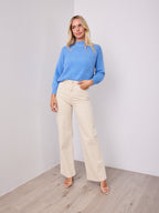 SERENA KNIT - CORNFLOUR BLUE