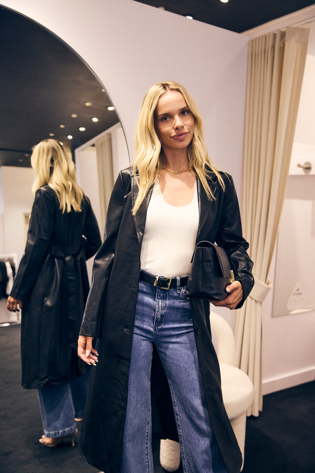 JULIAN PU TRENCH - BLACK