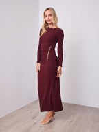 COSTA DRESS - MERLOT