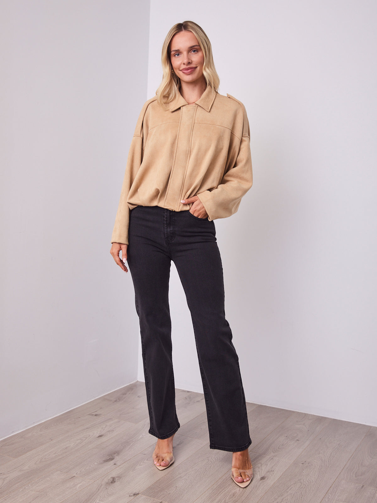 TYLER BOMBER JACKET - SAND