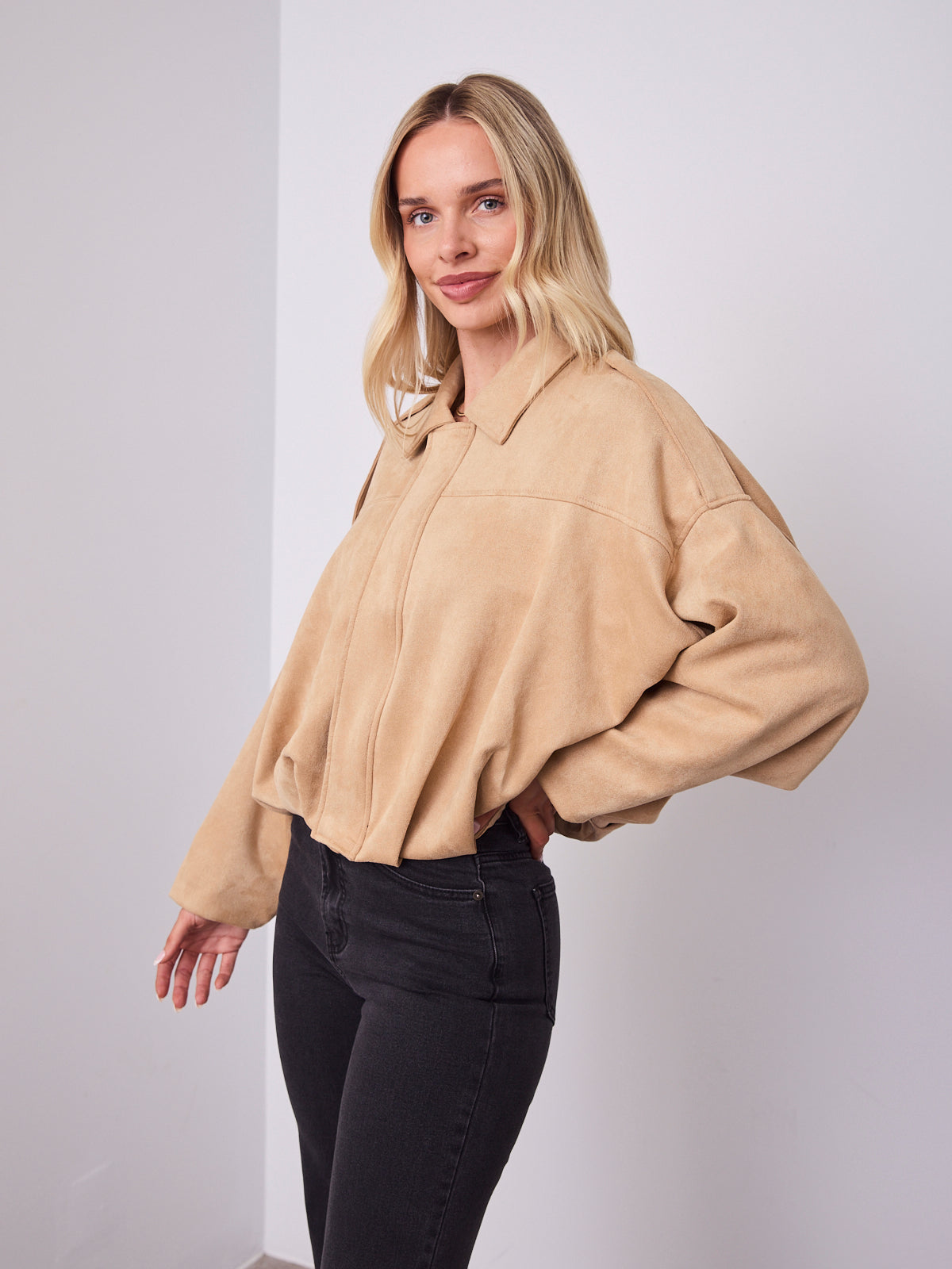 TYLER BOMBER JACKET - SAND