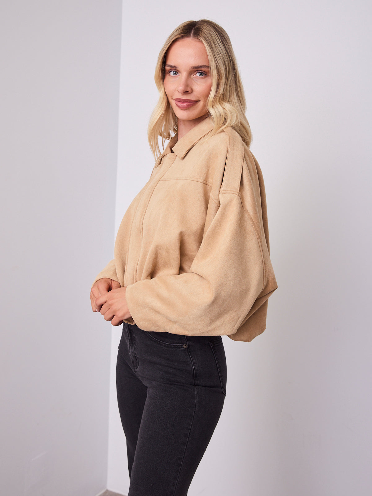 TYLER BOMBER JACKET - SAND