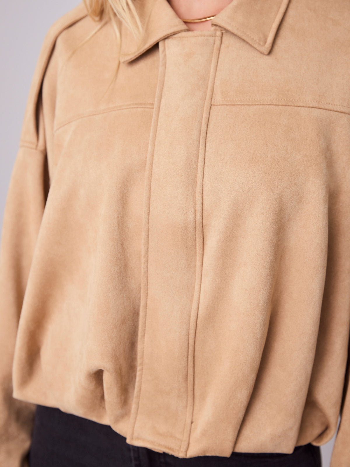 TYLER BOMBER JACKET - SAND