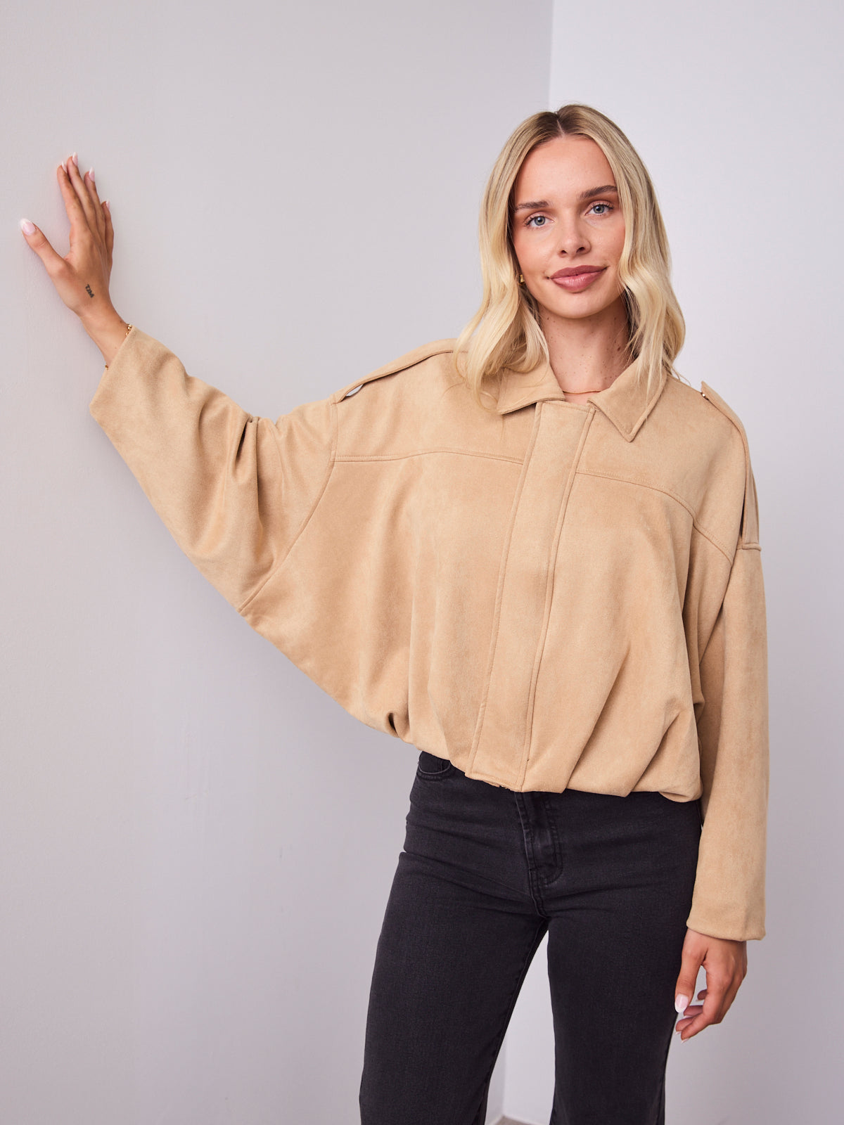 TYLER BOMBER JACKET - SAND