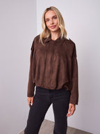 TYLER BOMBER JACKET - CHOCOLATE