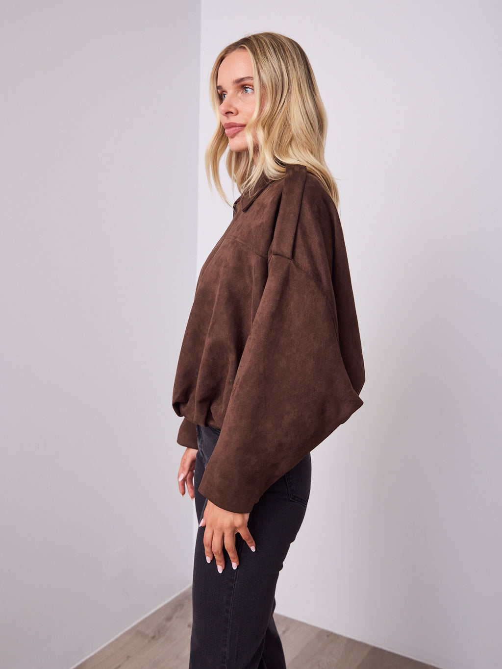 TYLER BOMBER JACKET - CHOCOLATE