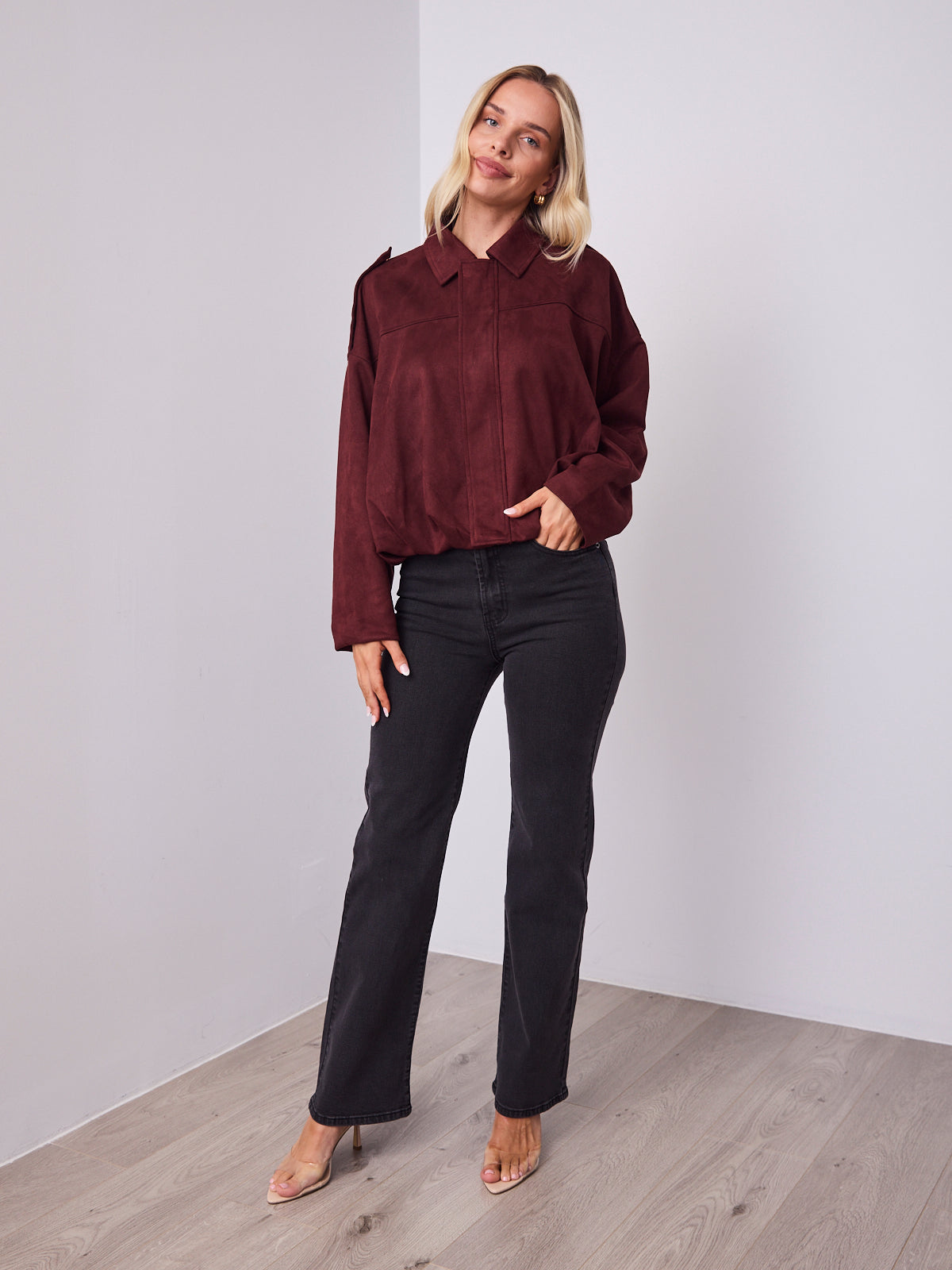 TYLER BOMBER JACKET - WINE