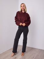 TYLER BOMBER JACKET - WINE