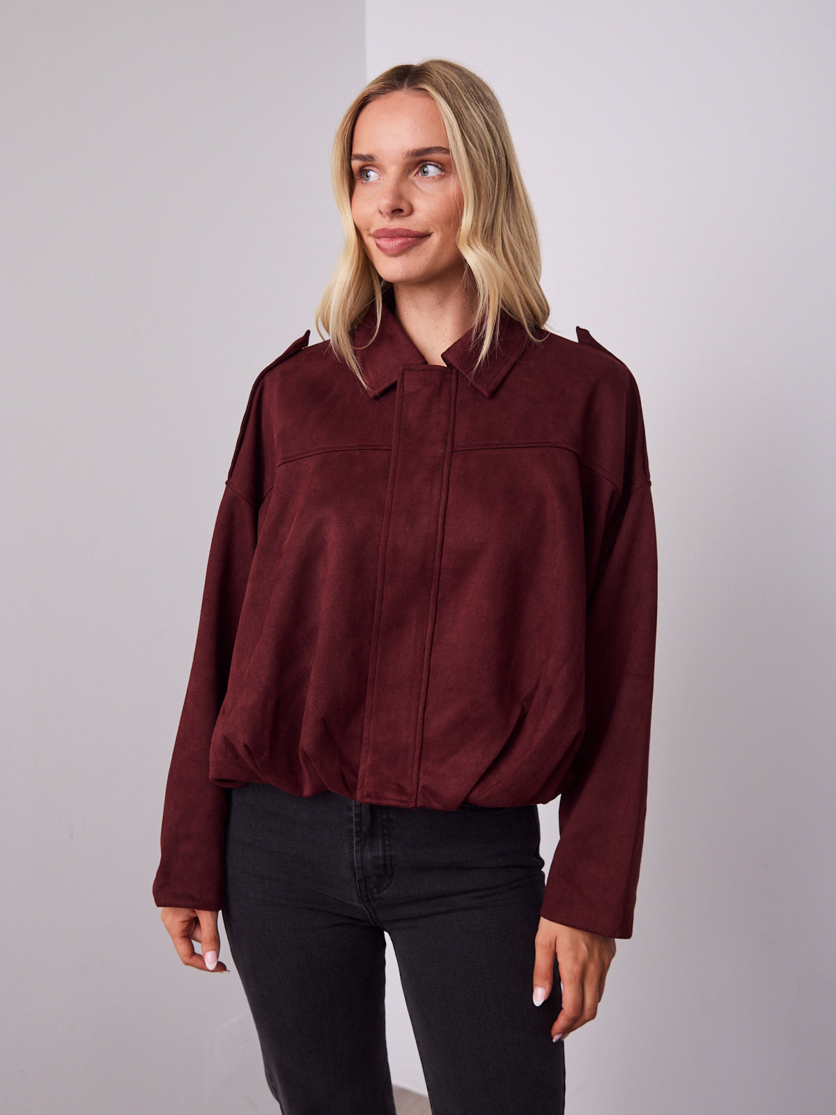TYLER BOMBER JACKET - WINE