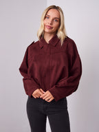 TYLER BOMBER JACKET - WINE