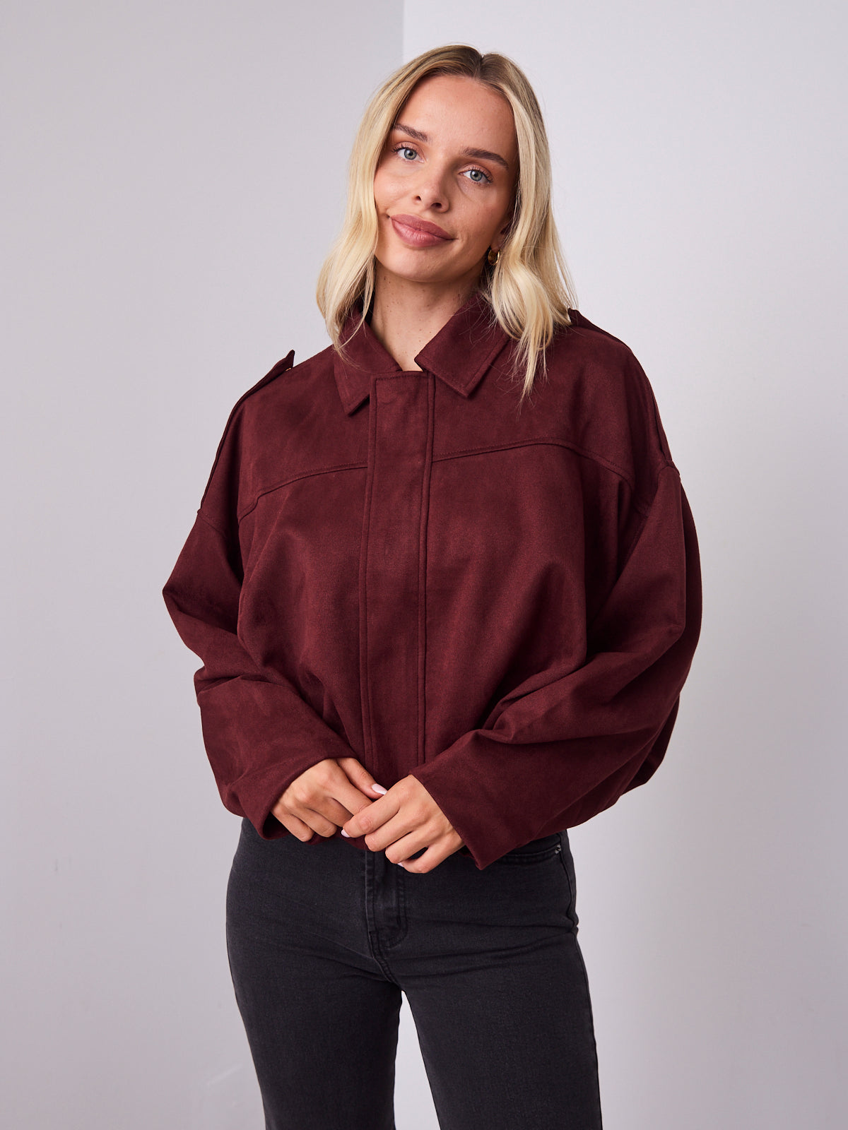 TYLER BOMBER JACKET - WINE