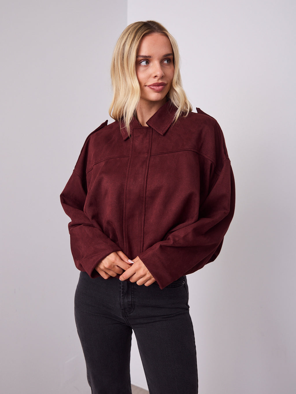 TYLER BOMBER JACKET - WINE