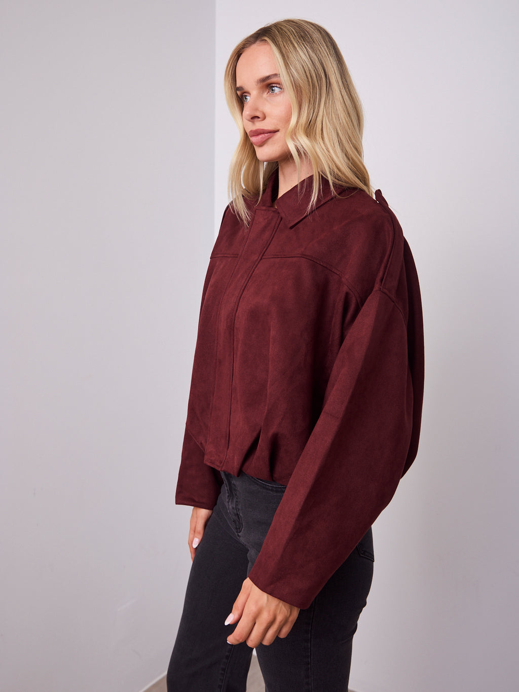 TYLER BOMBER JACKET - WINE