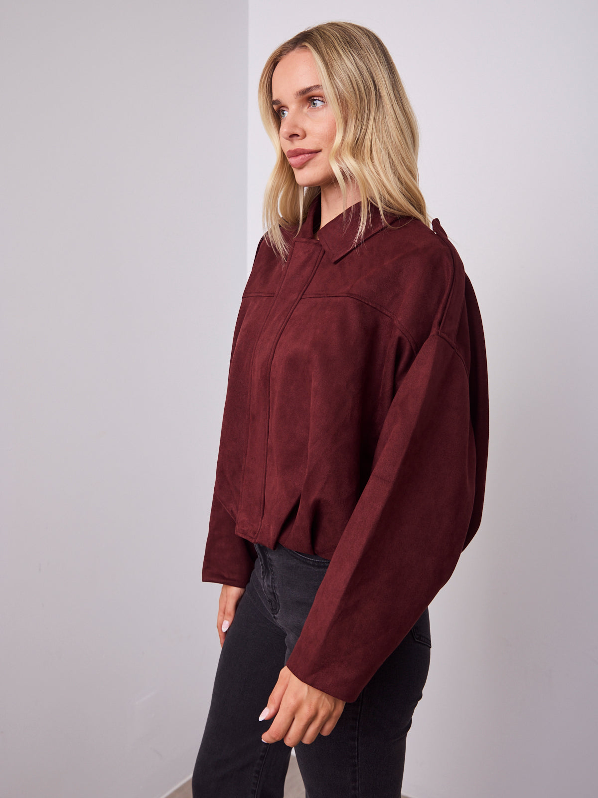 TYLER BOMBER JACKET - WINE