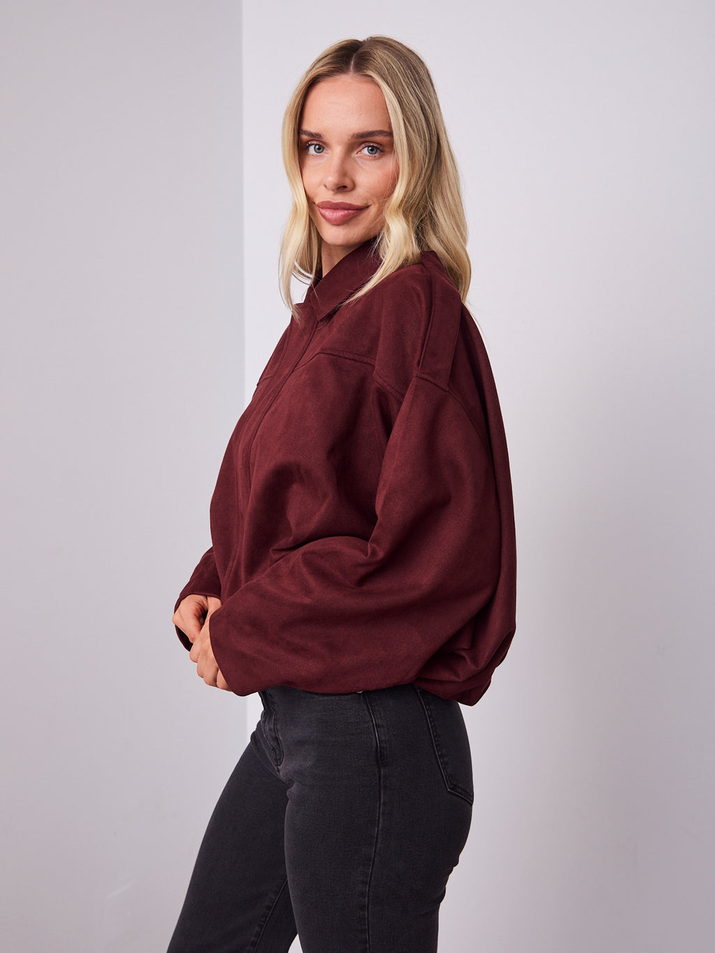 TYLER BOMBER JACKET - WINE