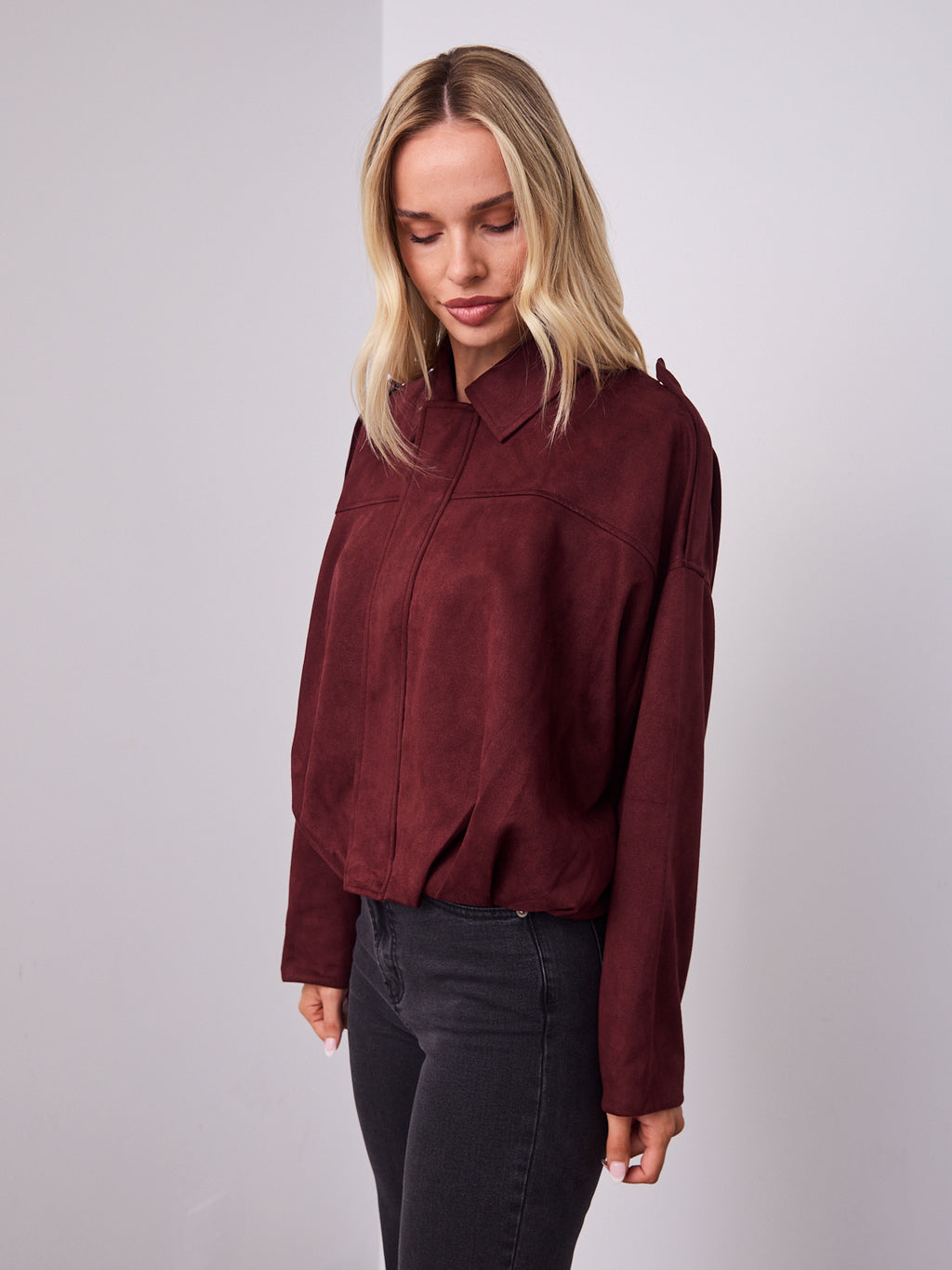 TYLER BOMBER JACKET - WINE
