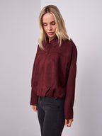 TYLER BOMBER JACKET - WINE
