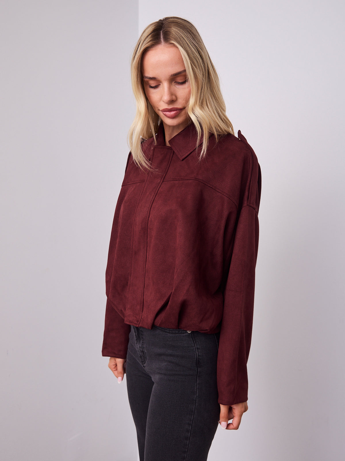 TYLER BOMBER JACKET - WINE