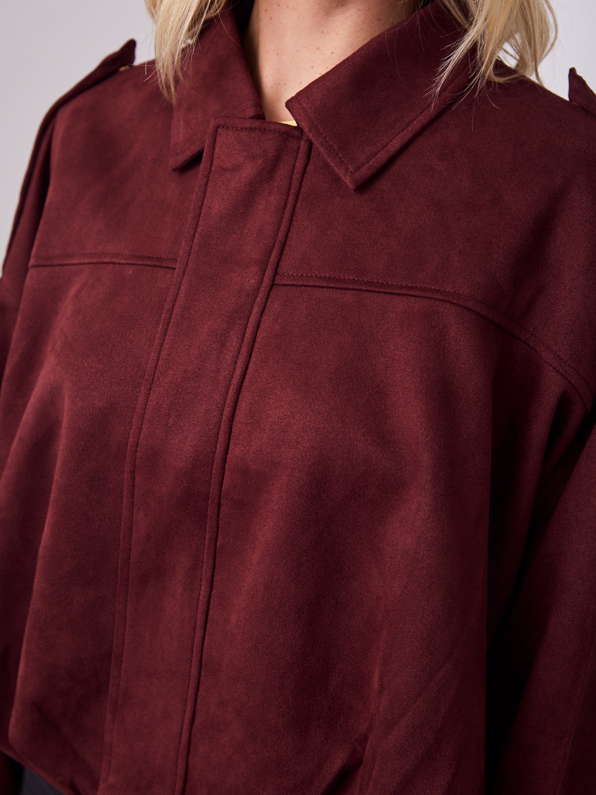 TYLER BOMBER JACKET - WINE