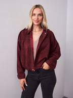 TYLER BOMBER JACKET - WINE