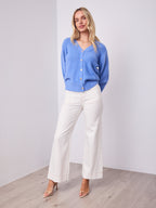 MAVI FLUFFY CARDI - BLUE