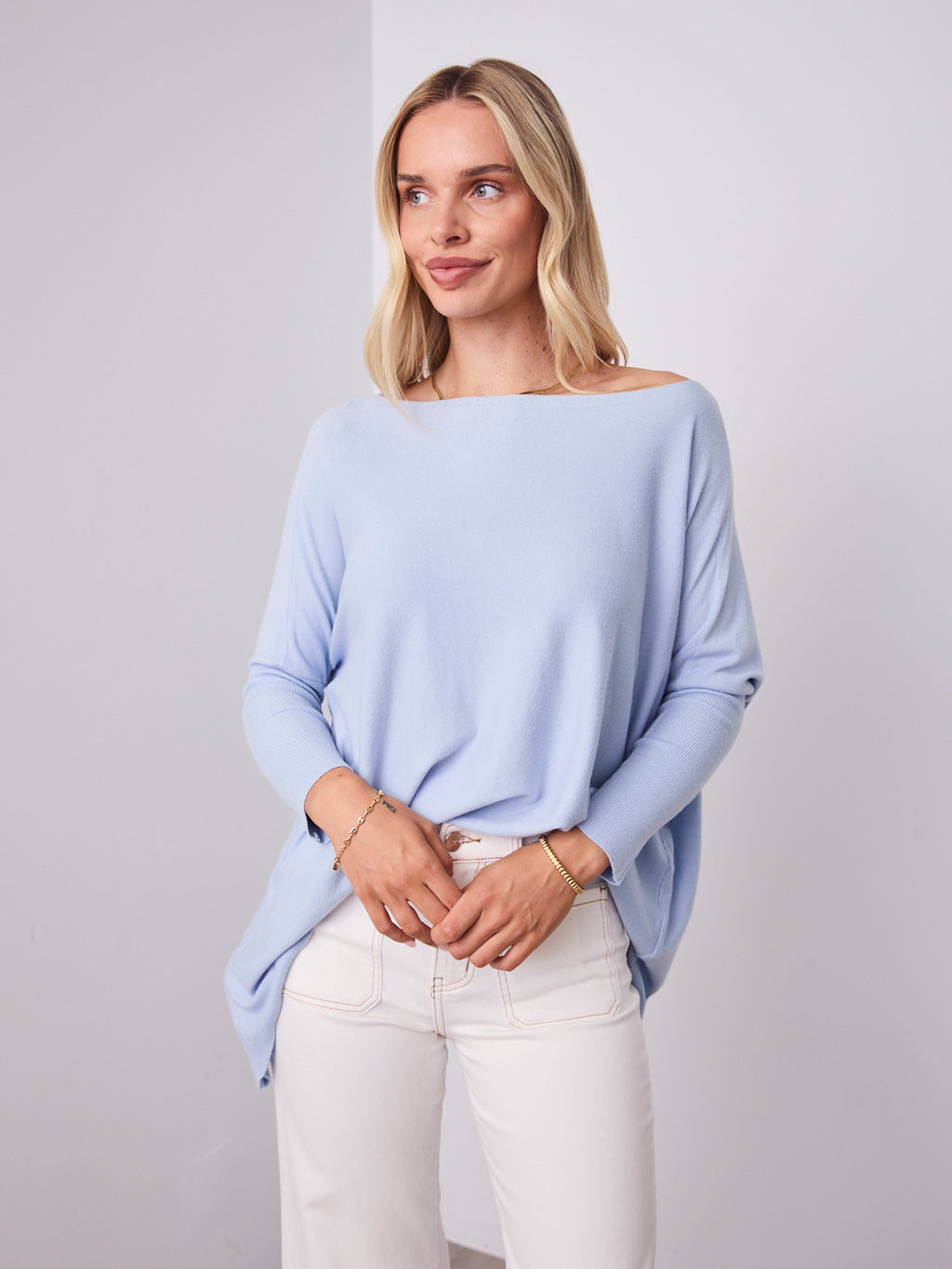 TESSA KNIT - LIGHT BLUE