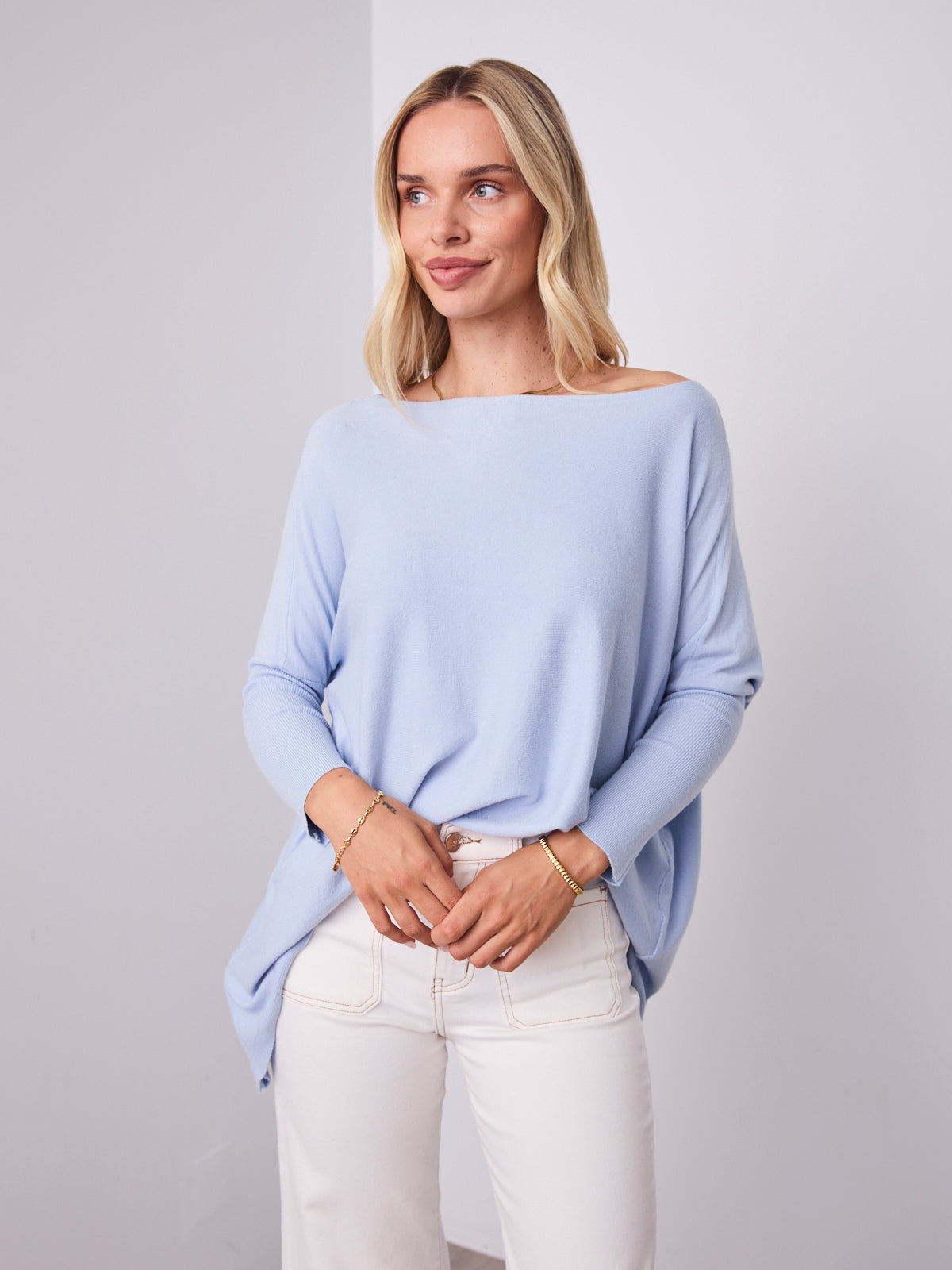 TESSA KNIT - LIGHT BLUE