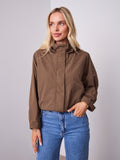 DANIEL WINDBREAKER JACKET - WALNUT