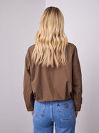 DANIEL WINDBREAKER JACKET - WALNUT