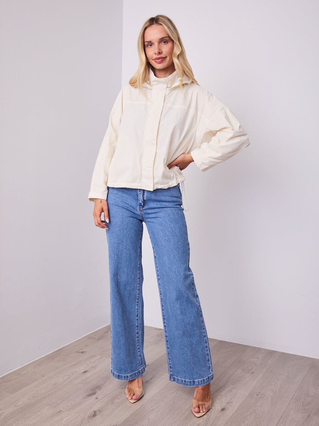 DANIEL WINDBREAKER JACKET - CREAM