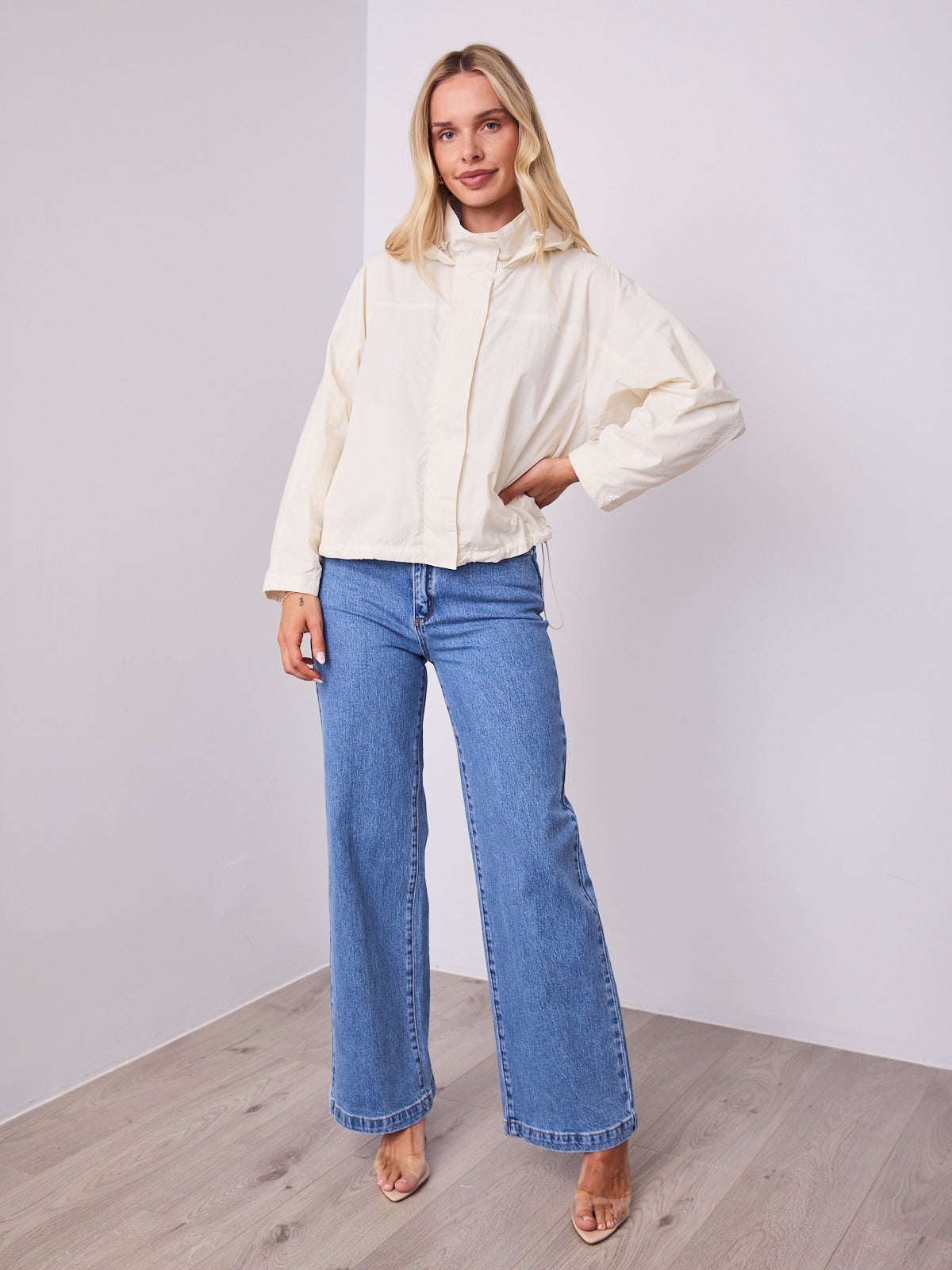 DANIEL WINDBREAKER JACKET - CREAM