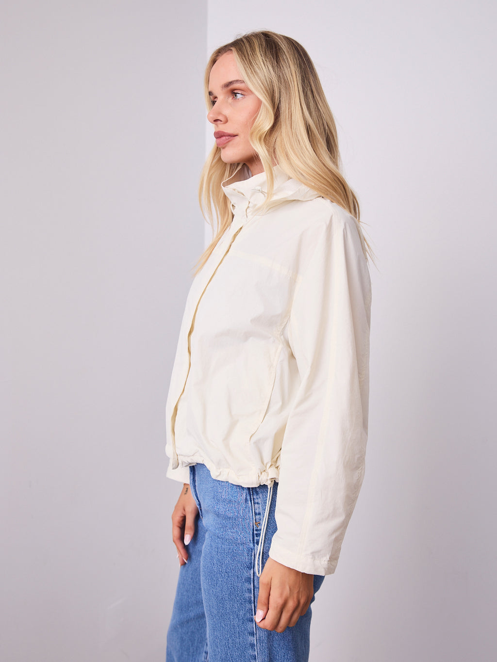 DANIEL WINDBREAKER JACKET - CREAM