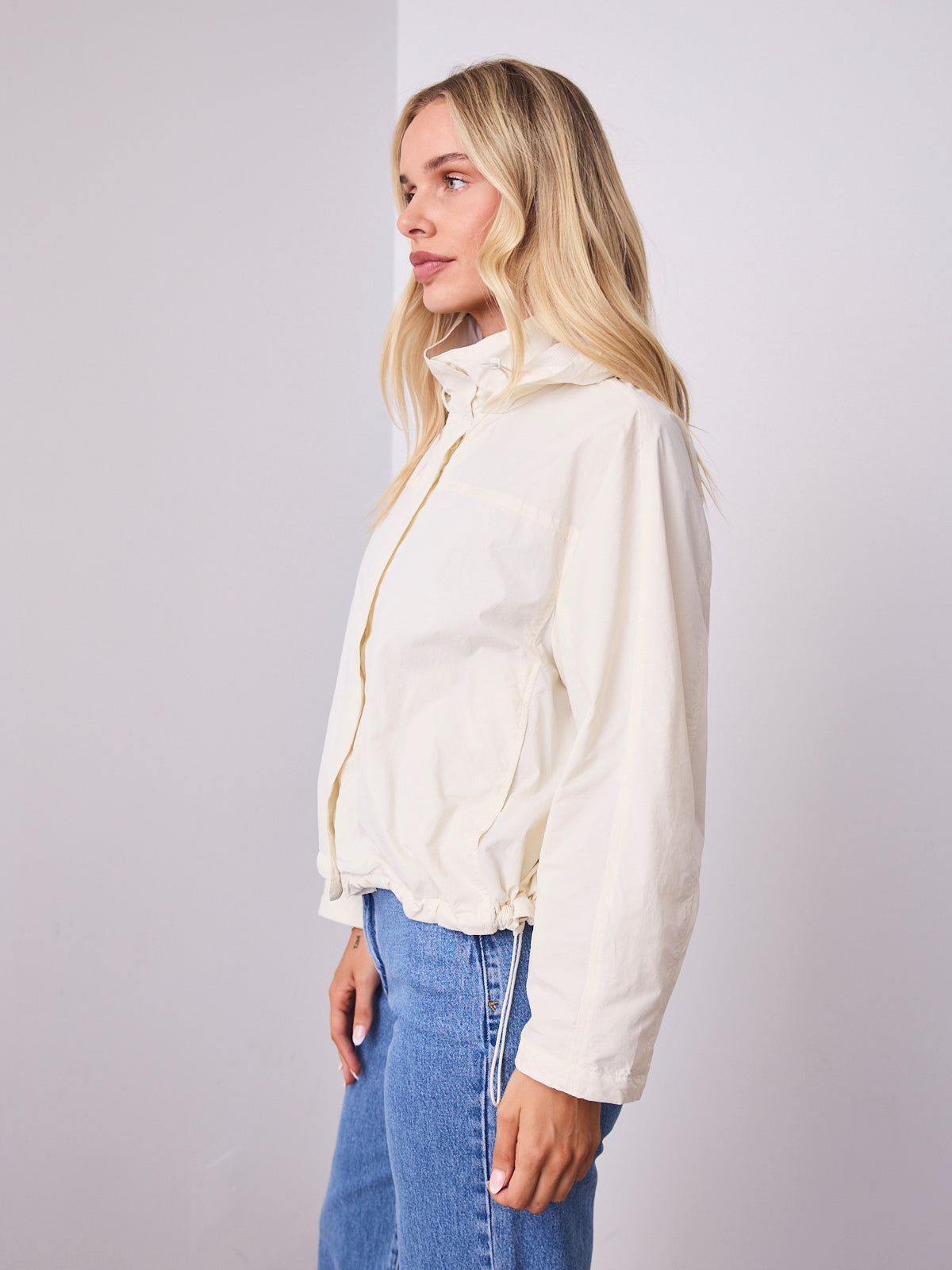 DANIEL WINDBREAKER JACKET - CREAM