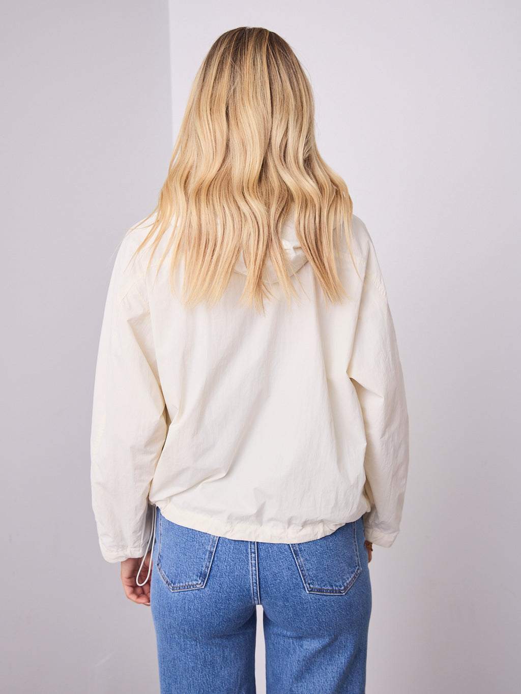 DANIEL WINDBREAKER JACKET - CREAM