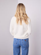 MAVI FLUFFY CARDI - WHITE