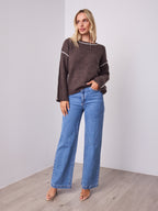 BELINDA KNIT - CHOCOLATE