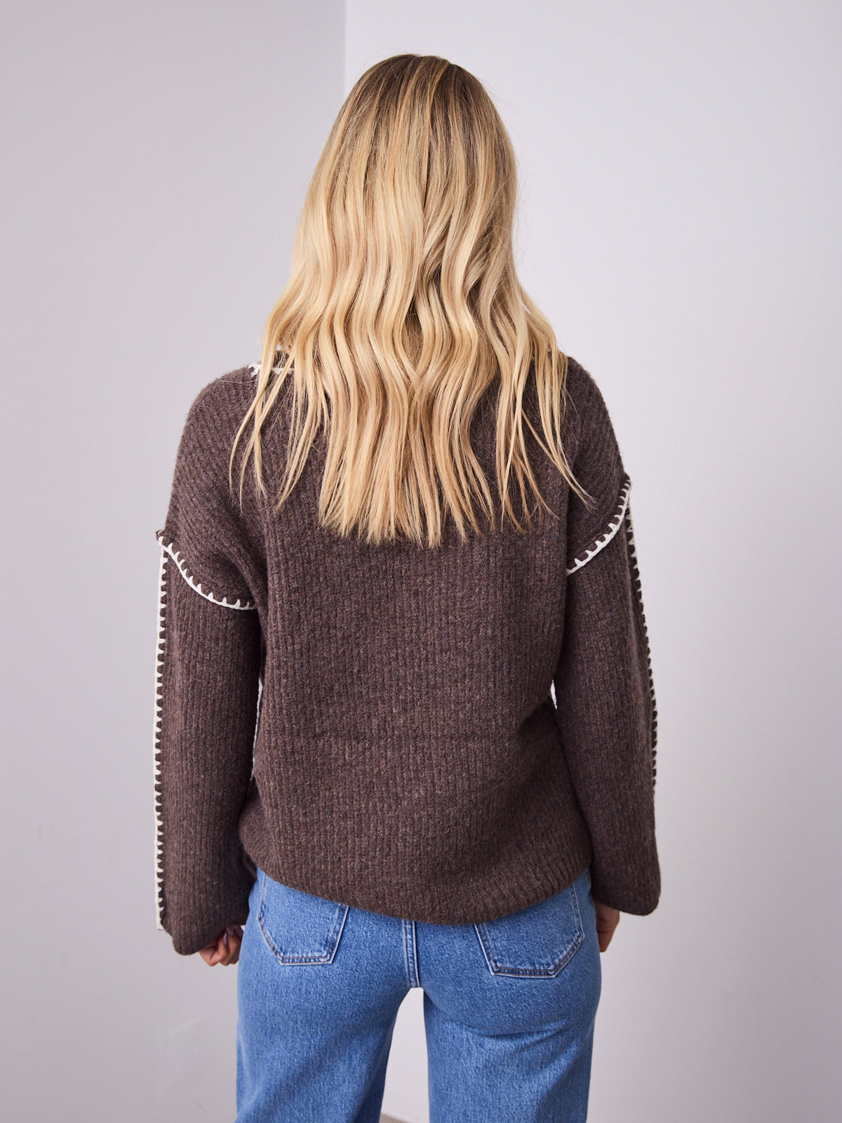 BELINDA KNIT - CHOCOLATE