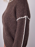 BELINDA KNIT - CHOCOLATE