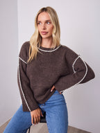 BELINDA KNIT - CHOCOLATE