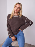BELINDA KNIT - CHOCOLATE