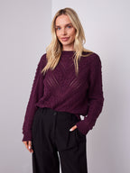 PIETRA KNIT - DARK PLUM