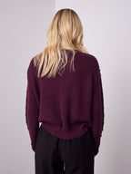 PIETRA KNIT - DARK PLUM