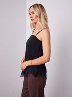 MOVIDA TOP WITH DETACHABLE STRAPS - BLACK
