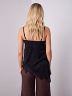 MOVIDA TOP WITH DETACHABLE STRAPS - BLACK