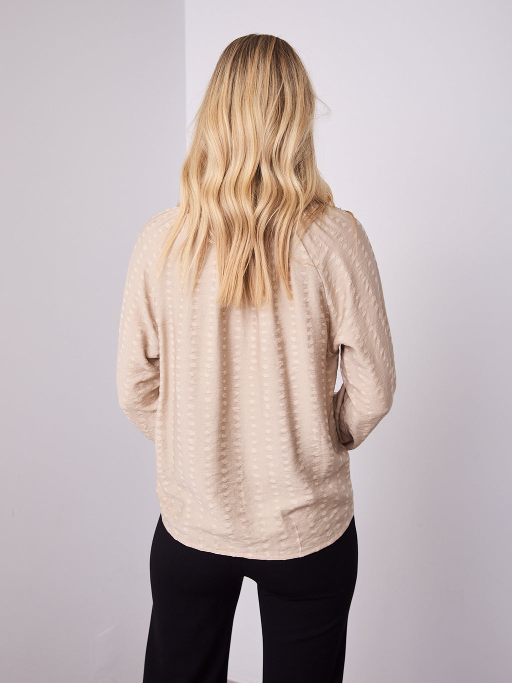 MADELINE BLOUSE - CHAMPAGNE