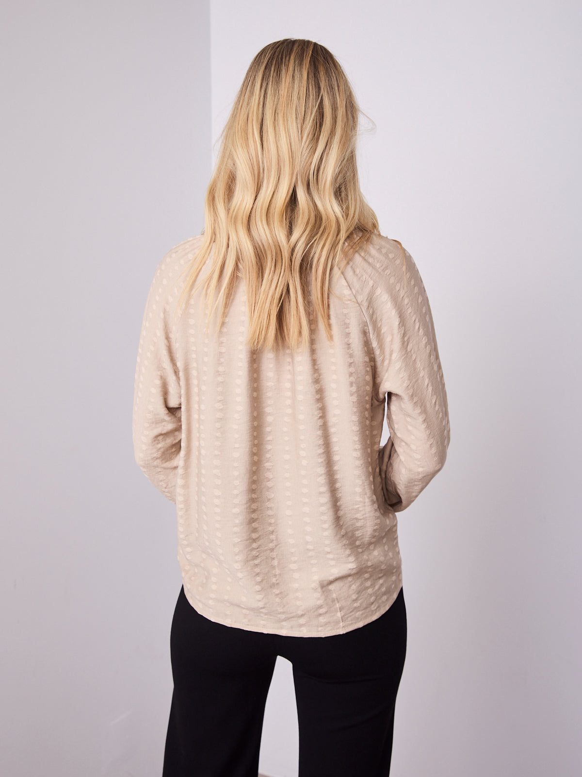 MADELINE BLOUSE - CHAMPAGNE