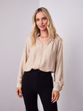 MADELINE BLOUSE - CHAMPAGNE
