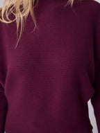 MONA KNIT - DARK PLUM