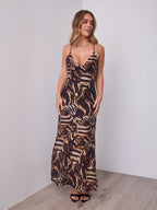 CAMILLA DRESS - CHOCOLATE