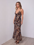 CAMILLA DRESS - CHOCOLATE